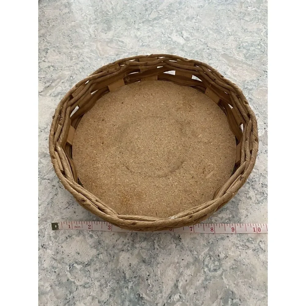 Thick Twine Weaved Plant Tray